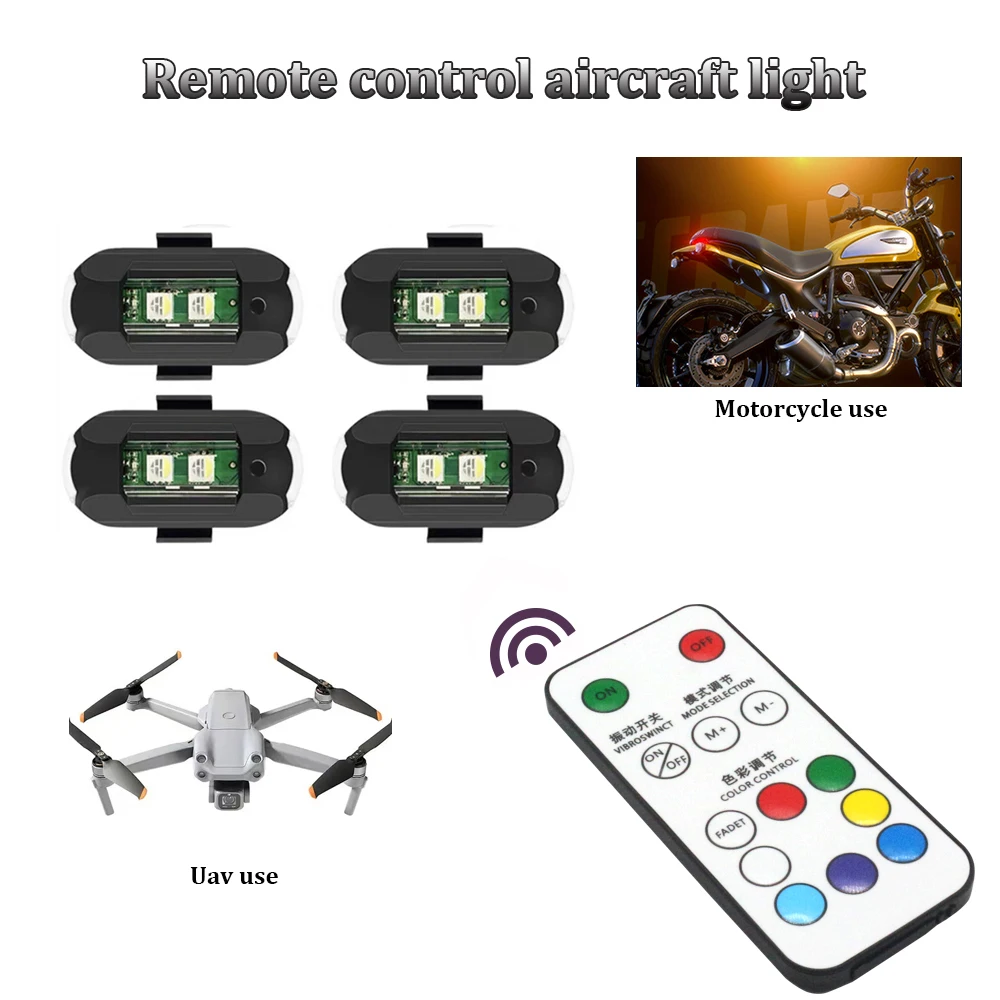 Drone Led Light - Lampu sorot LED Remote control, 1