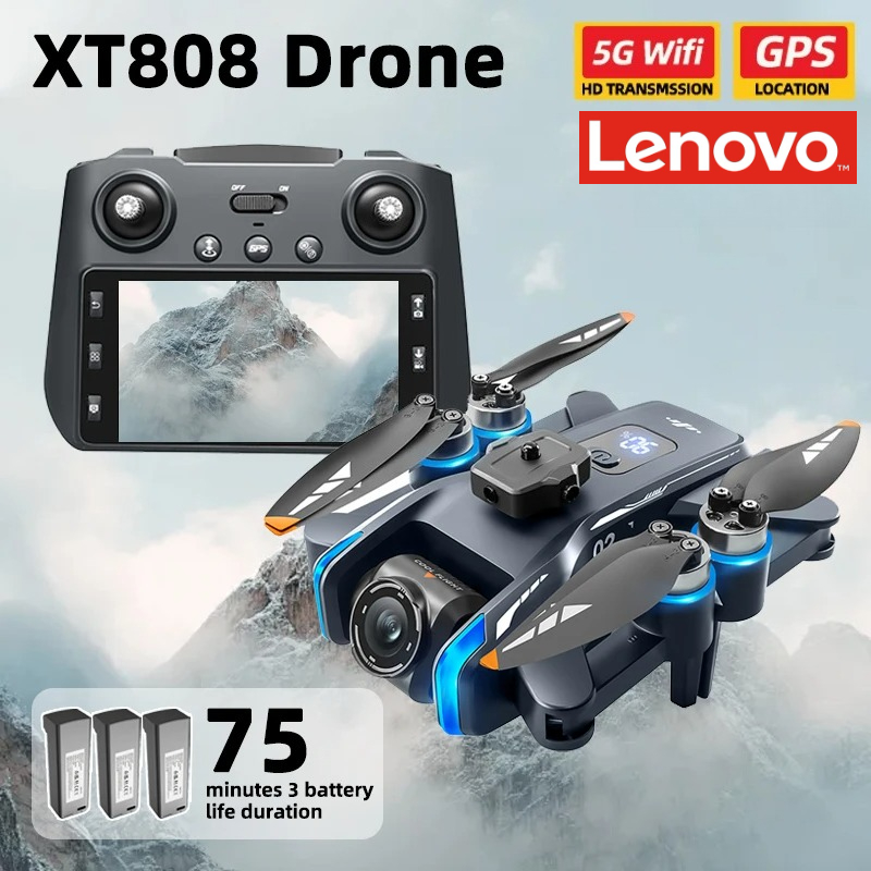 Drone Gimbal - Drone Lenovo XT808 Pro MAX 4K