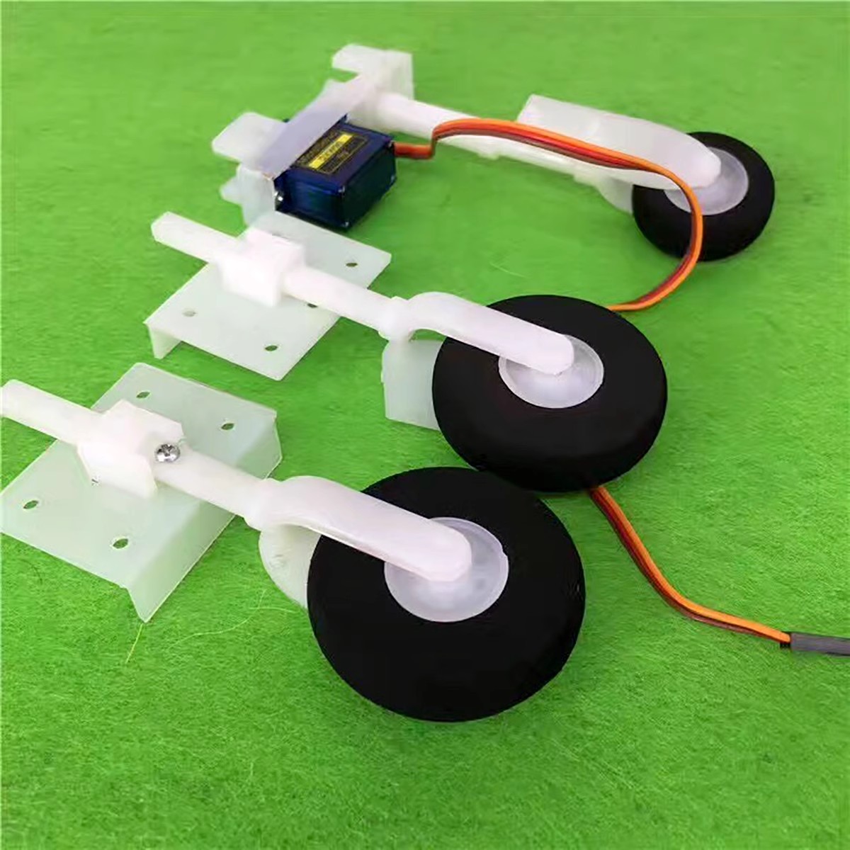 Drone Landing Gear - SU27 roda kemudi untuk RC, roda