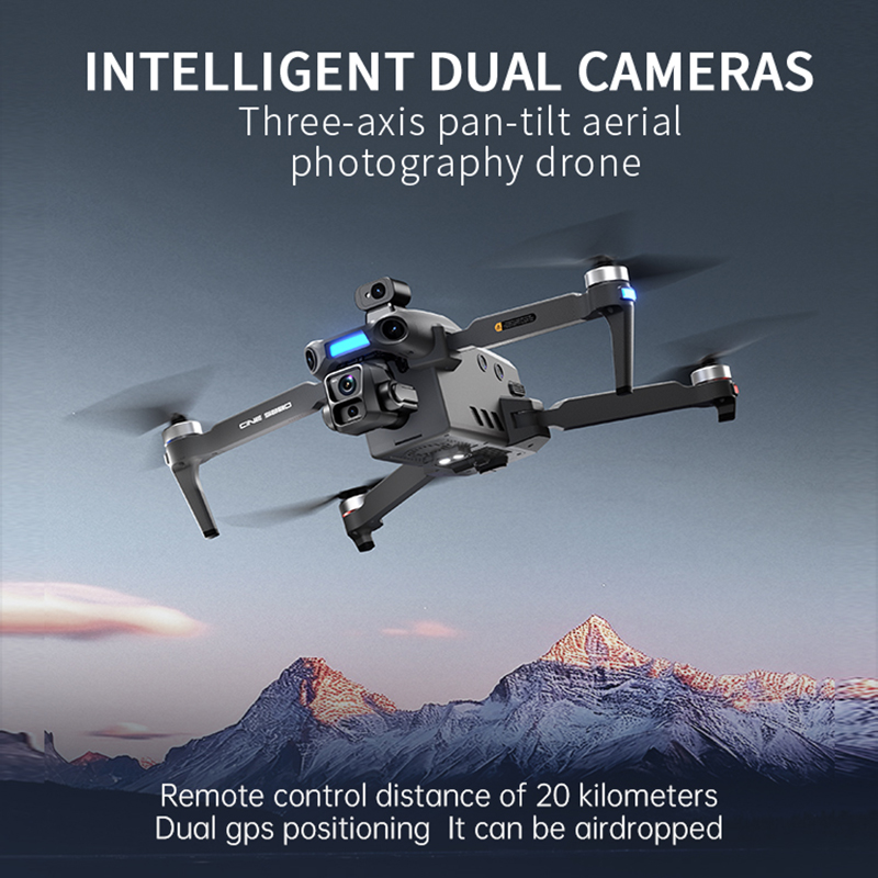Drone Kamera Ganda 8K Baru 202 - Drone Gimbal ulasan dan harga