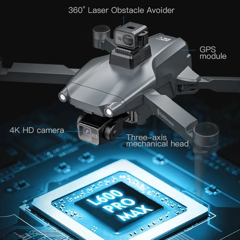 L600 PRO MAX Drone GPS profesi - Drone Gps Mount ulasan dan harga