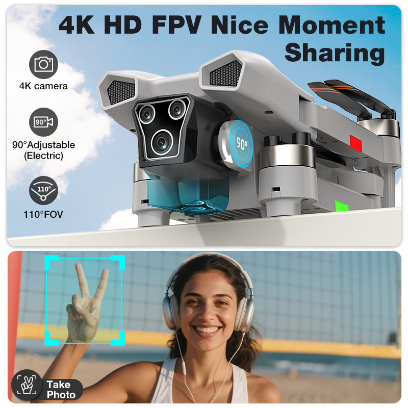 Drone Baru L017 Pro Brushless  - Drone Gimbal ulasan dan harga